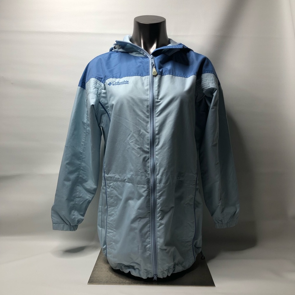Blue Columbia Rain Jacket